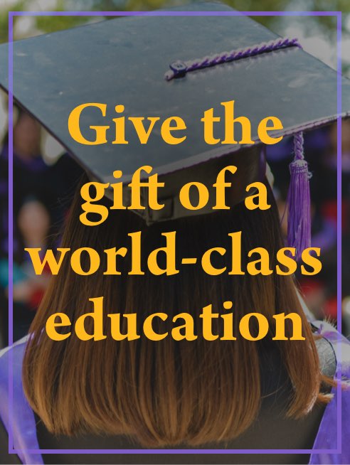Give the gift of a world-class education